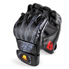 Flame Colored MMA Gloves